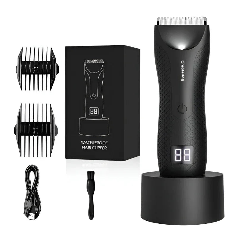 Whole Body Hair Trimmer Electric Groin Pubic Hair Waterproof Shaver