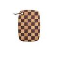 Acacia Wood Cutting Board With Grid Pattern