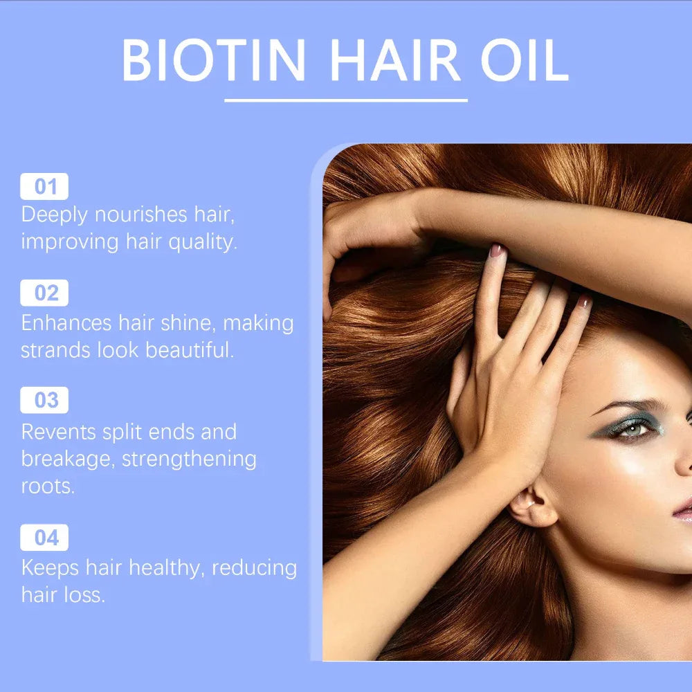 Moisturizing & Nourishing Biotin Hair Care Oil