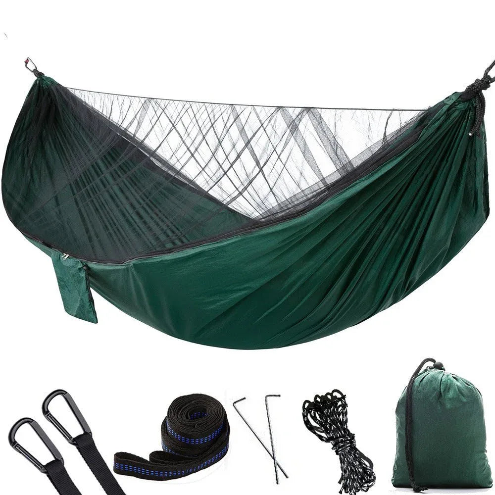 Anti-Mosquito Outdoor Hanging Hammock For Camping