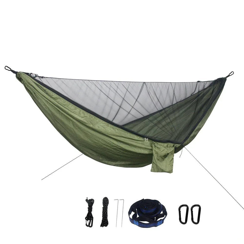 Anti-Mosquito Outdoor Hanging Hammock For Camping