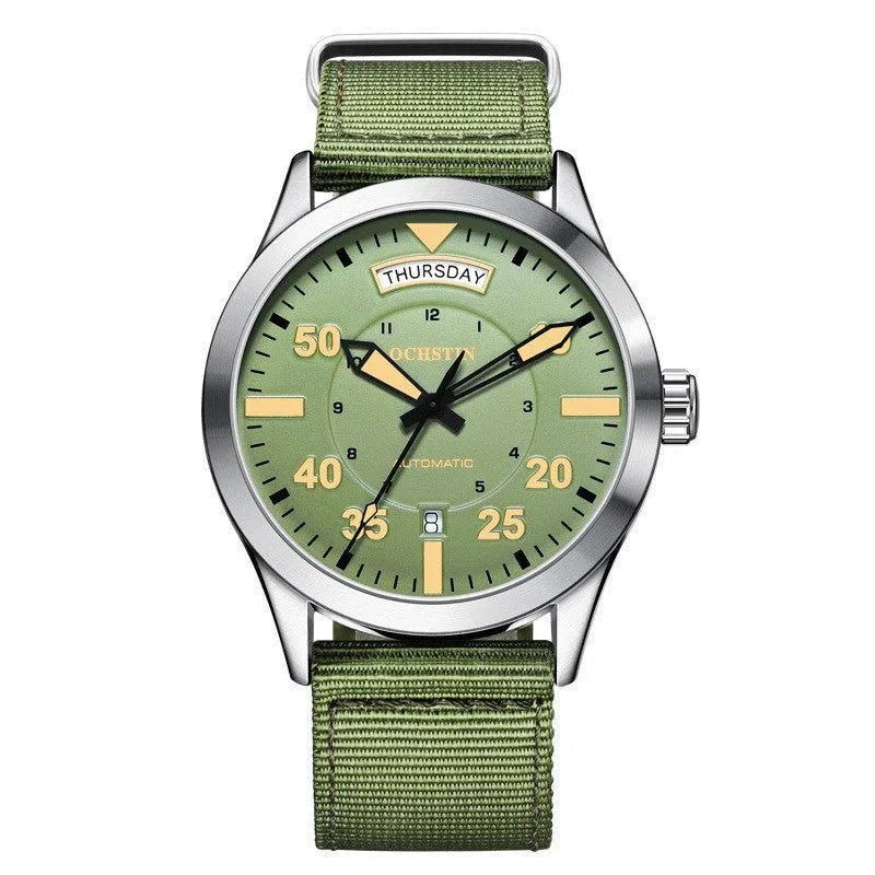 Automatic Mechanical Waterproof Nylon Strap Watch
