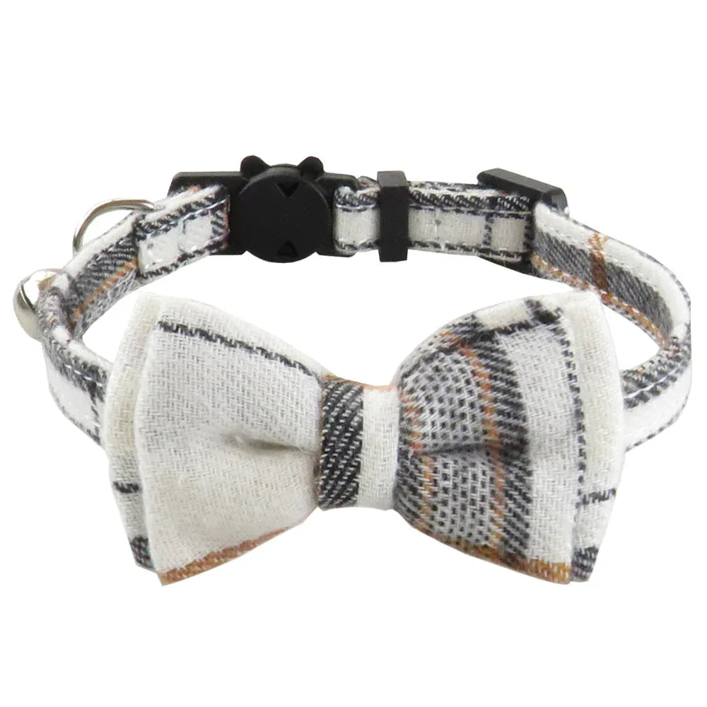 Adjustable Bow Tie Pet Collar For Cats And Dogs