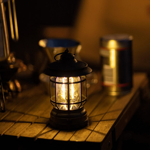 Bärbar campinglampa