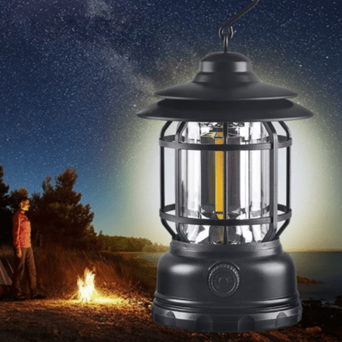 Bärbar campinglampa