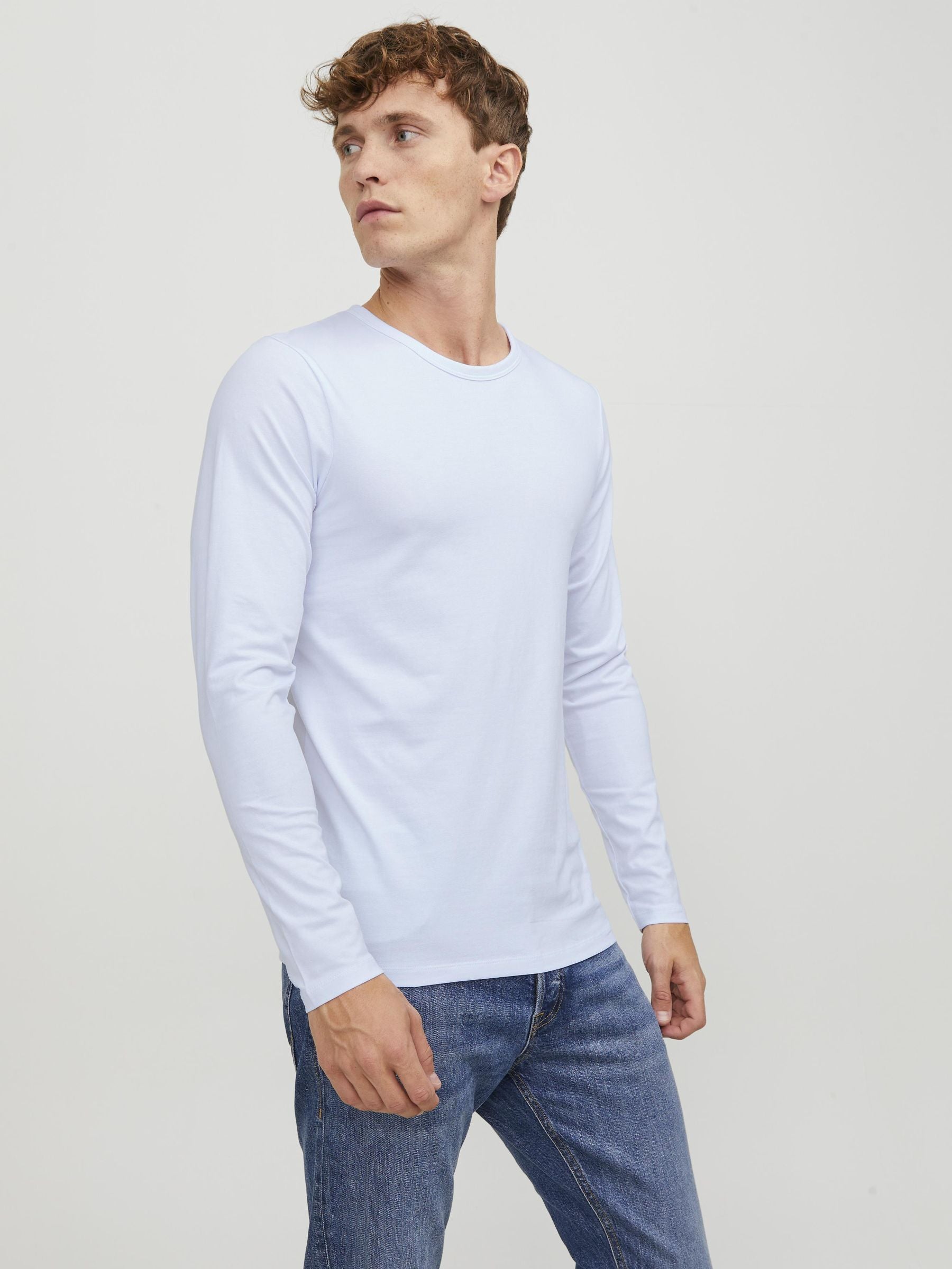 Basic-Rundhals-T-Shirt