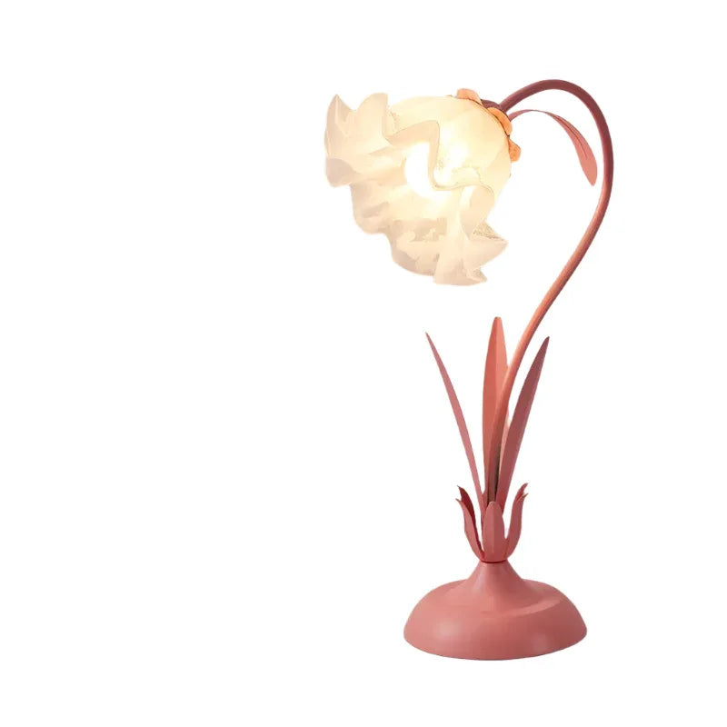Bedside Flower Minimalist Creative Lily Of The Valley Flower Desk Table Lamp