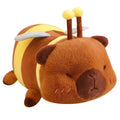 Bee-Capybara And Bee-Shiba Inu Doll Plush Toys With Plush Honey Jar