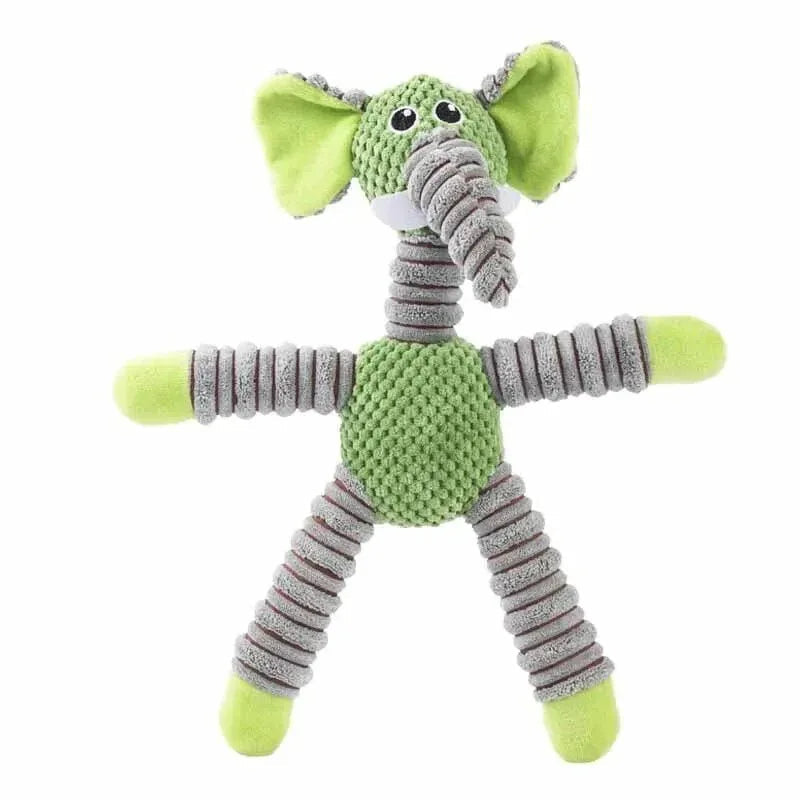 Bite Resistant Interactive Plush Dog Chew Toys