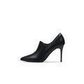 Black Leather Stilettos-0