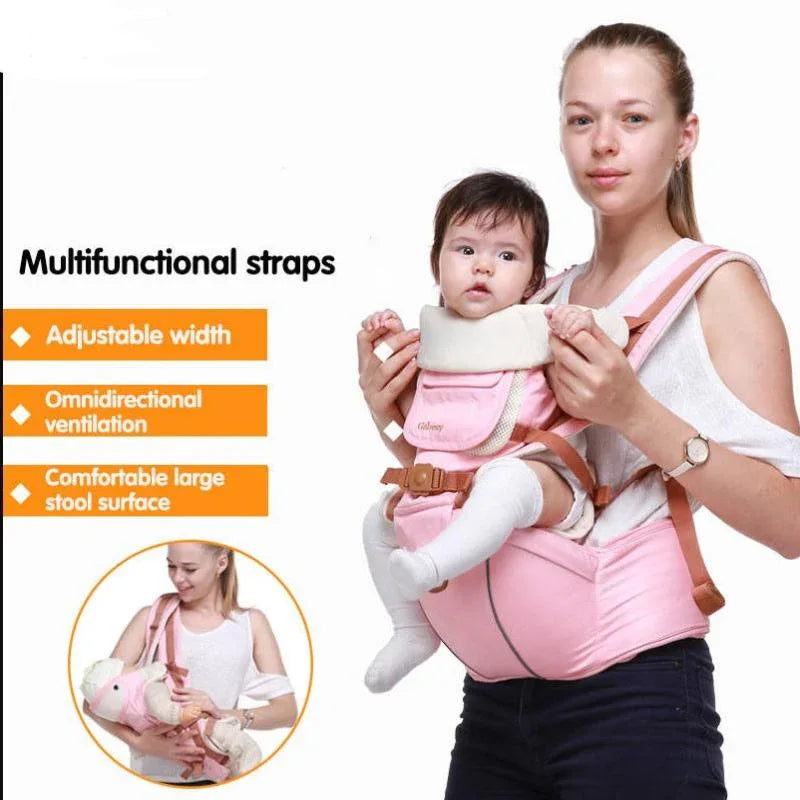 Breathable Ergonomic Adjustable Belt Baby Carriers For Children Between 0-3 Years Old