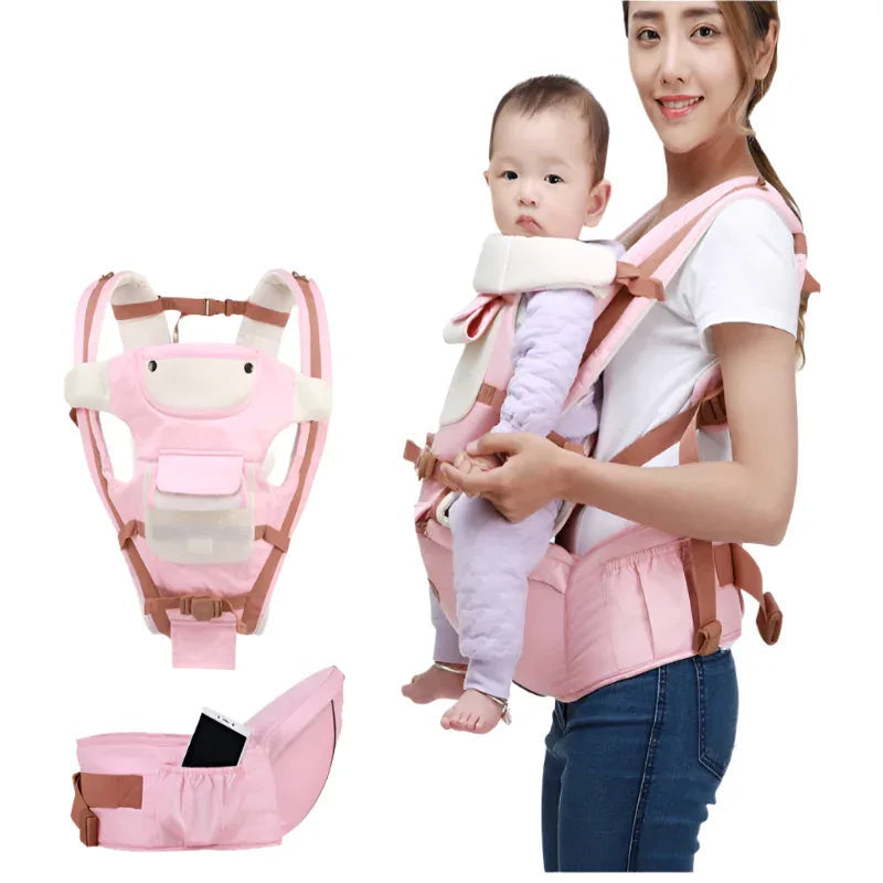 Breathable Ergonomic Adjustable Belt Baby Carriers For Children Between 0-3 Years Old