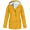 Varm regnrock i fleece