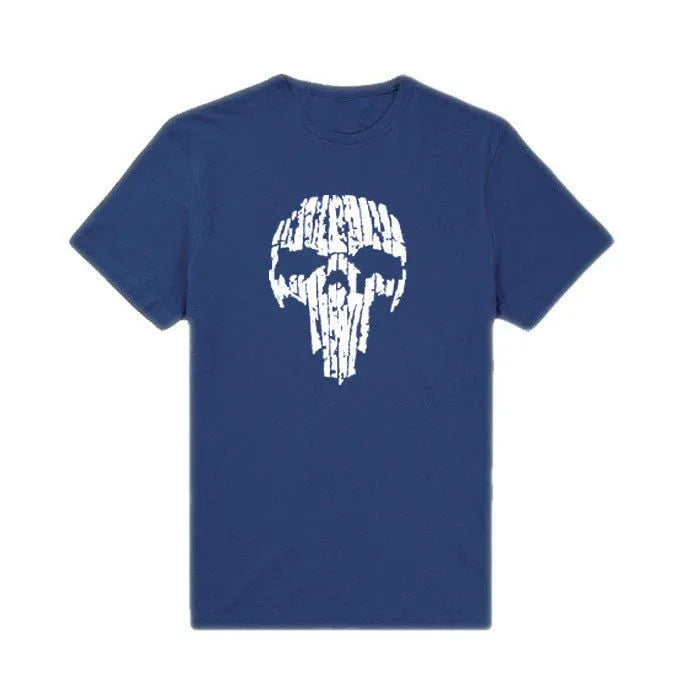 Broken Skull Cotton T-Shirts For Men