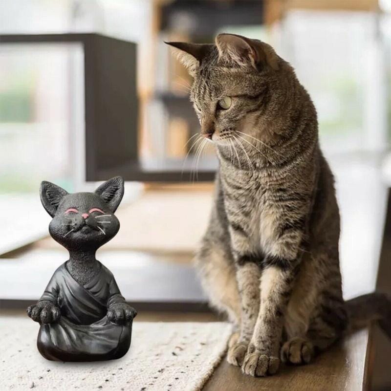 Buddha Katt Prydnad