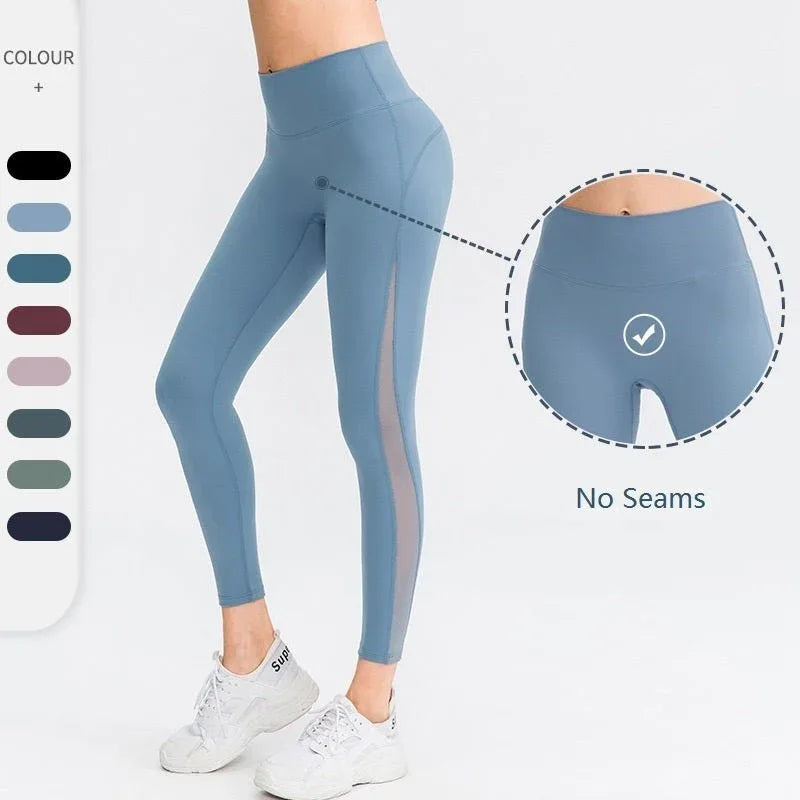 Butt Lifting Workout Leggings Tights For Women Seamless High Waisted Yoga Pants