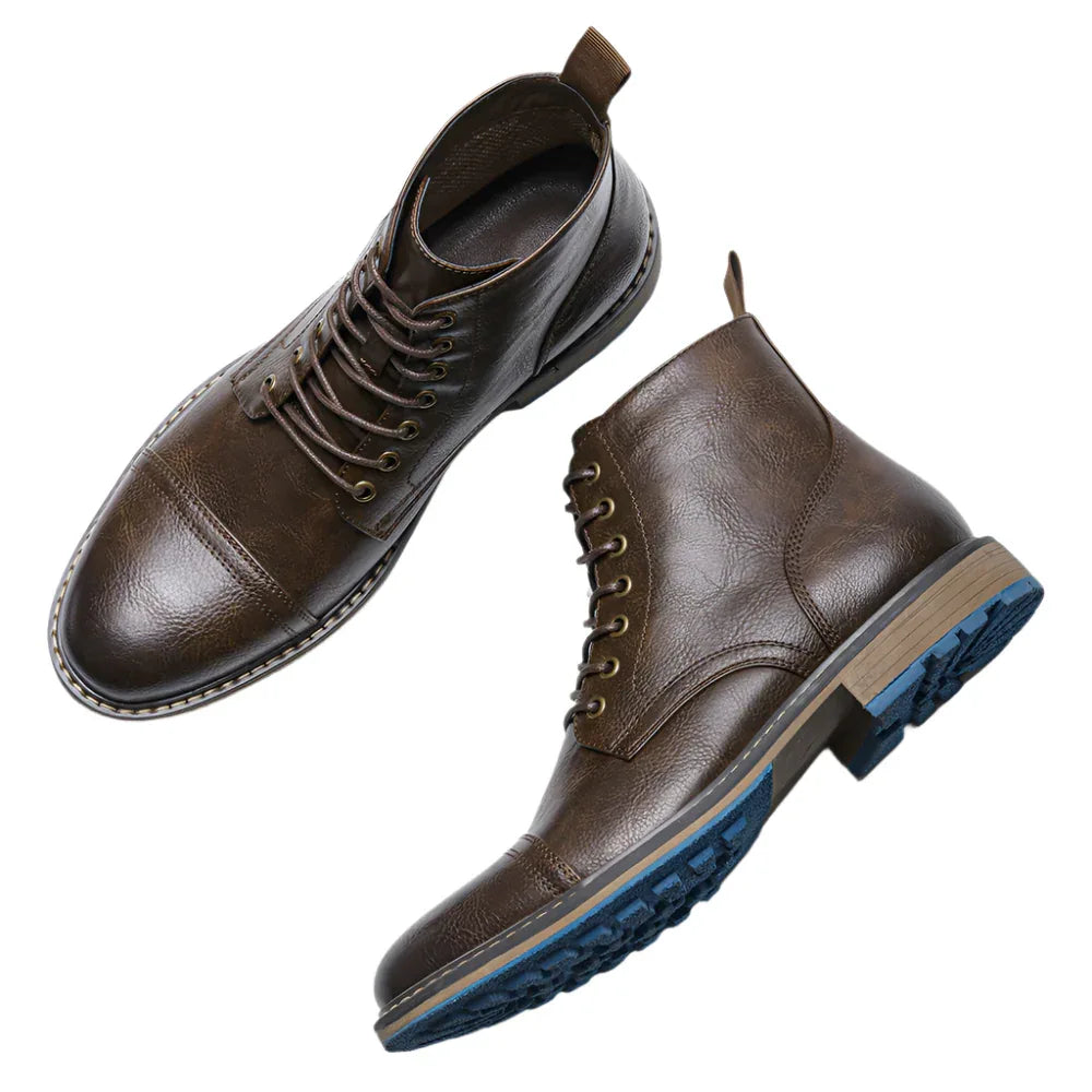 Workwear Shoes, Men's Retro Vintage Martin Boots
