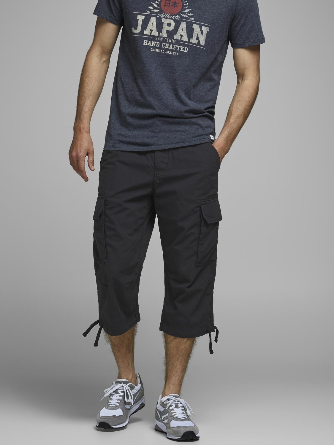 CANVAS CARGO LONG SHORTS