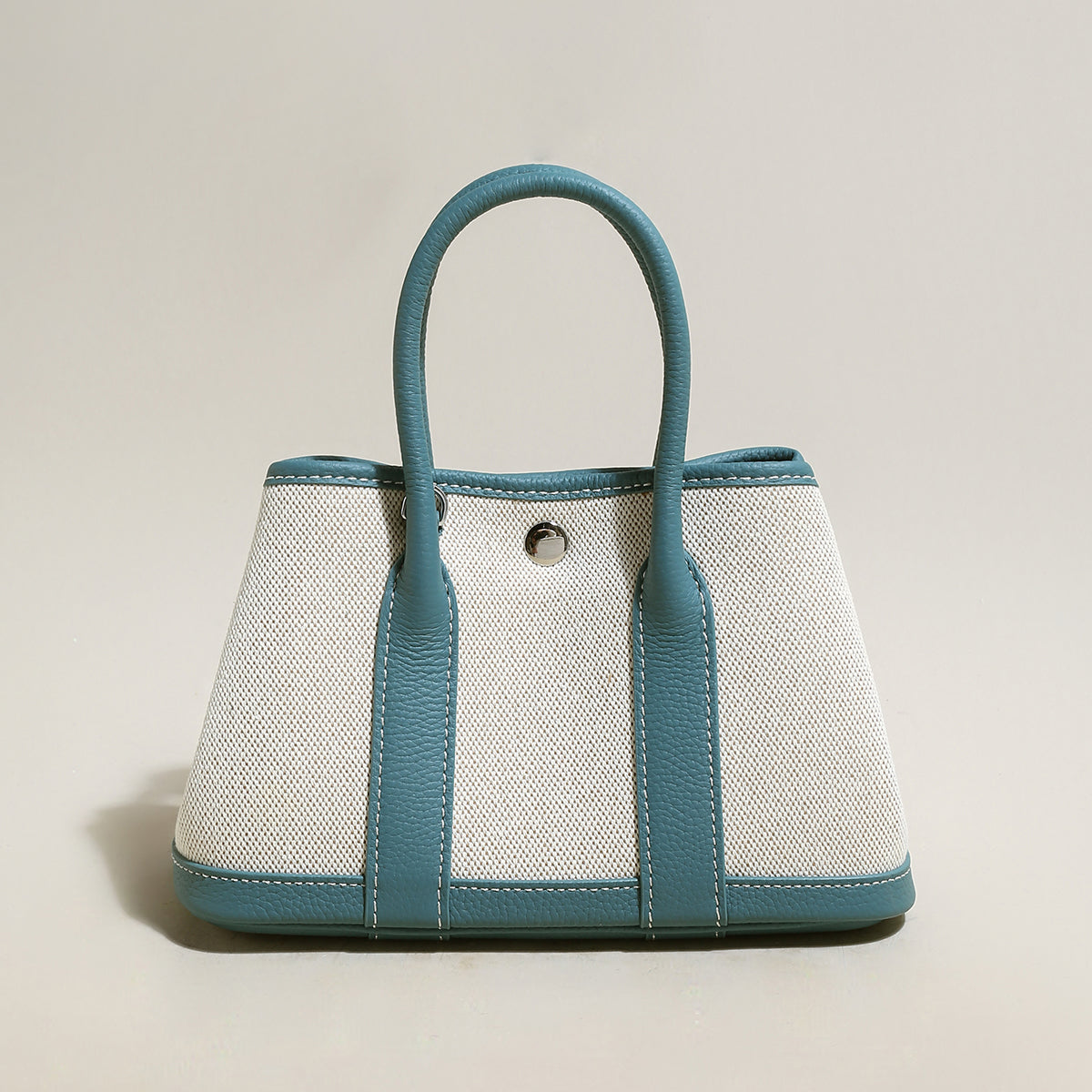 Carefree Canvas and Leather Top Handle Bag-5