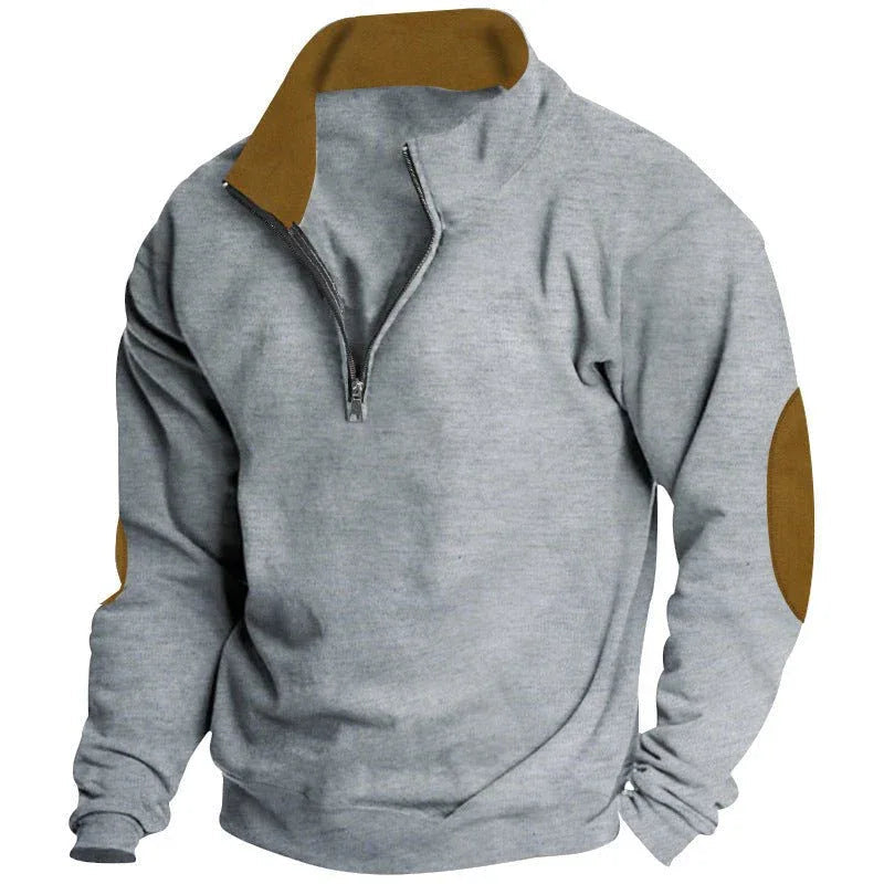 Casual Standing Collar Sweater