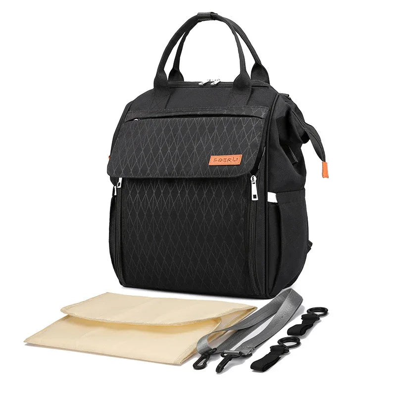Multi-Purpose Large-Capacity Mother Parent And Baby Diaper Bag