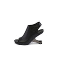 Chic Open Toe Slingback Ankle Boots-0