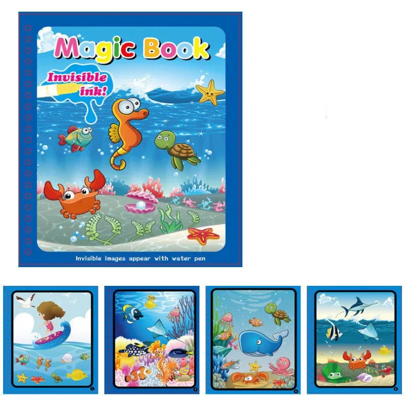 Children's Magic Water Coloring & Painting Books