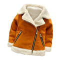 Children's Thickened Fleece Lamb Wool Coat