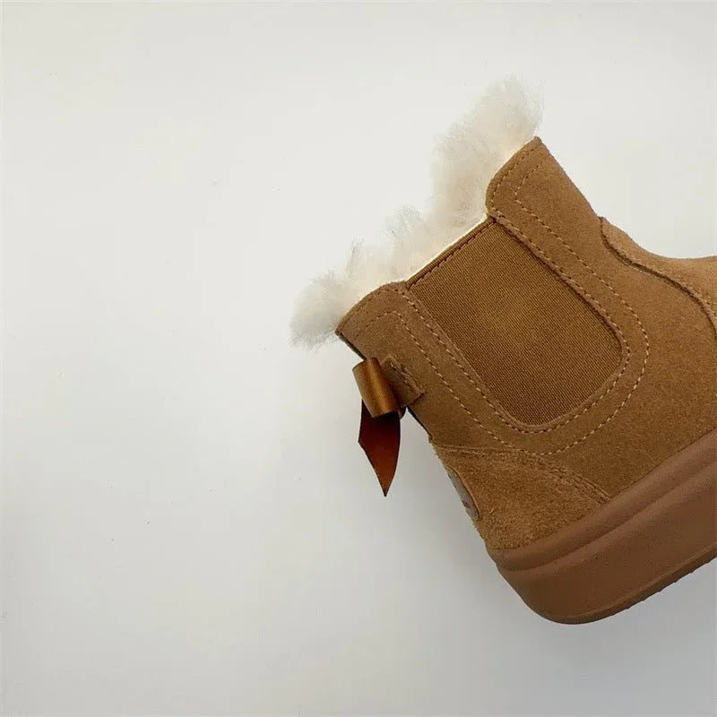 Children's Unisex Winter Fur Cotton Boots