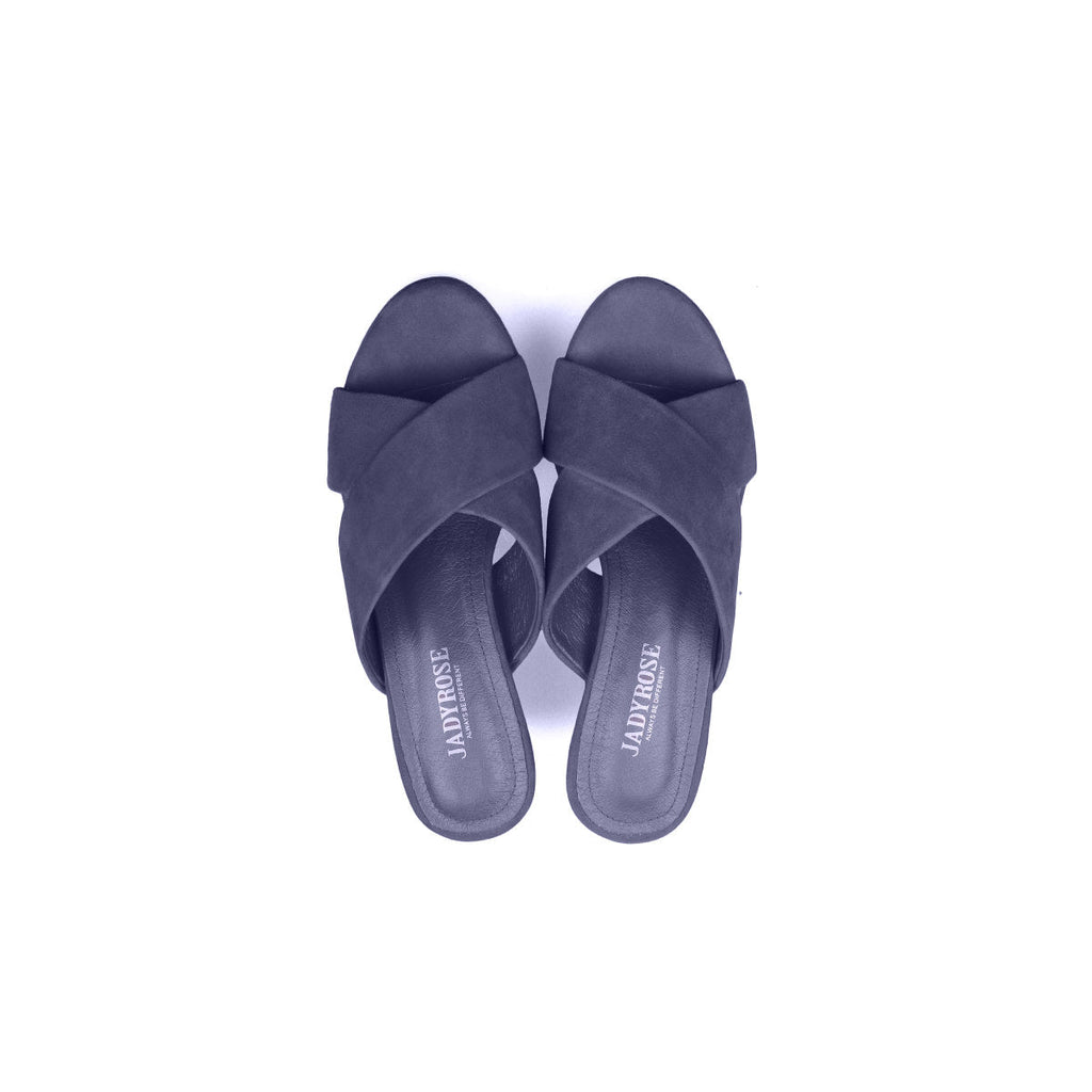 Chunky Criss Cross Platform Mules-3