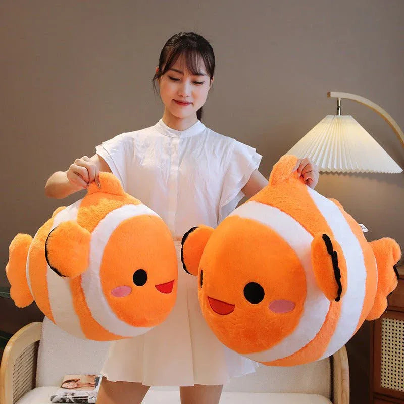 Clownfish Dolls Stuffed Aquatic Animals Plush Toys Pillows