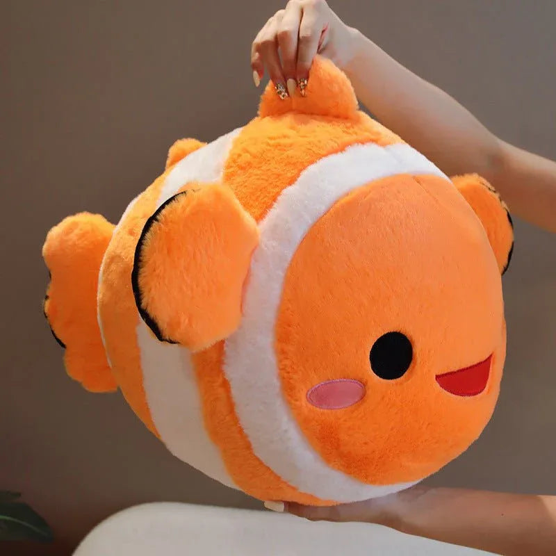 Clownfish Dolls Stuffed Aquatic Animals Plush Toys Pillows