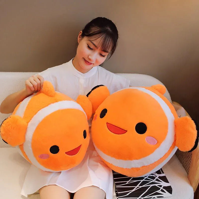 Clownfish Dolls Stuffed Aquatic Animals Plush Toys Pillows