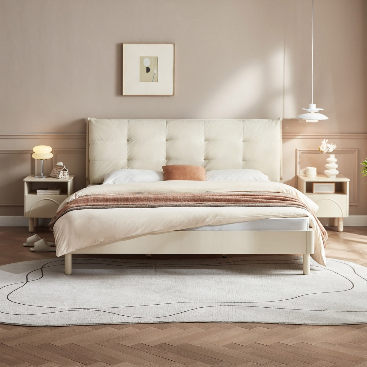 Comfy Master Bed with Mattress Set-0