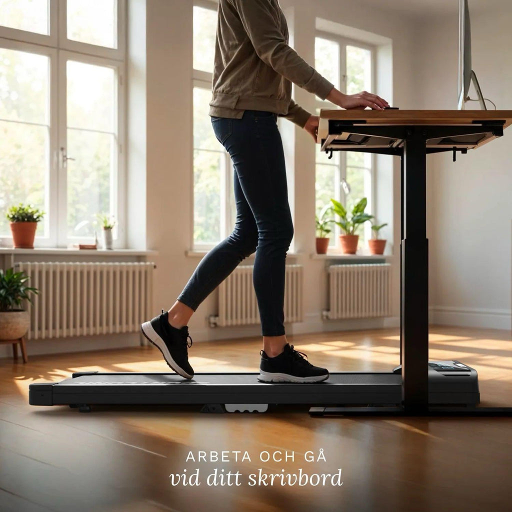 Gymbolaget WalkPad Pro – Gå & Löpband med 15 % Lutning