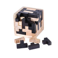 Creative 3D Puzzle Luban Interlocking Wooden Toy Early Educational Toys Puzzles