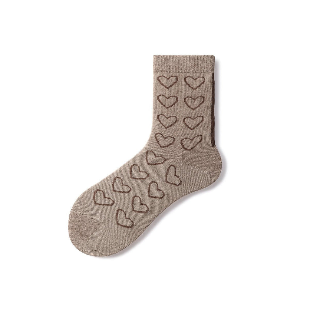 Cute Me All-season Women 5pcs Crew Socks Set-3