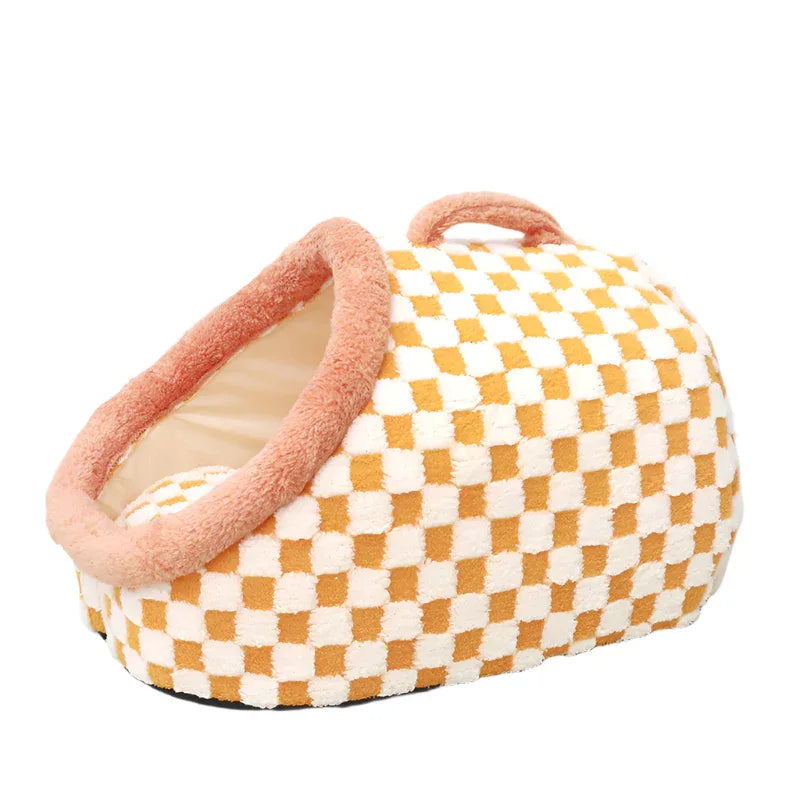 Pet Cat Four Seasons Universal Semi-Enclosed Dog House Thick Warm Pet Bed