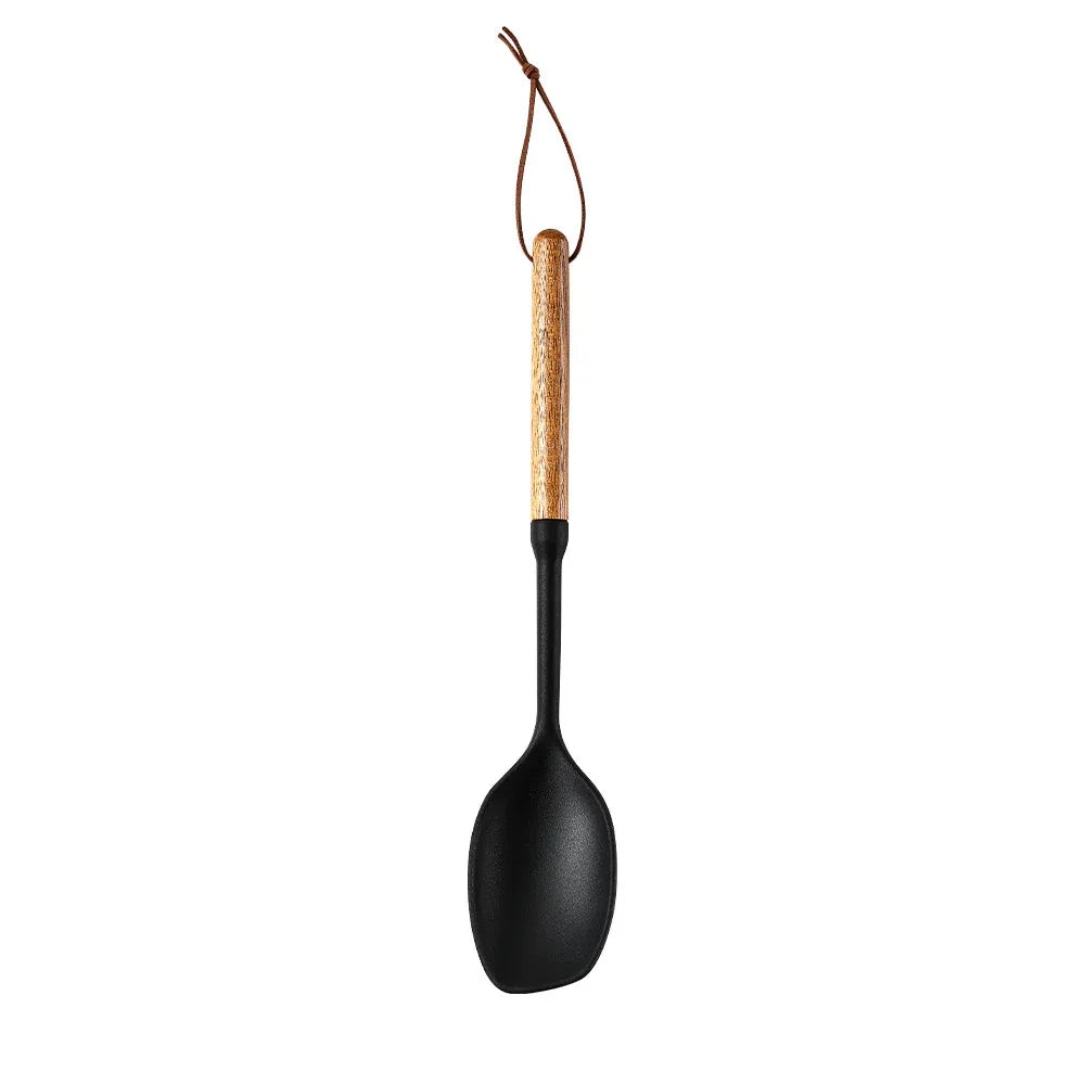 Wooden Handle Silicone Spatula Kitchenware Suit High Temperature Resistant Kitchen Utensil Tools