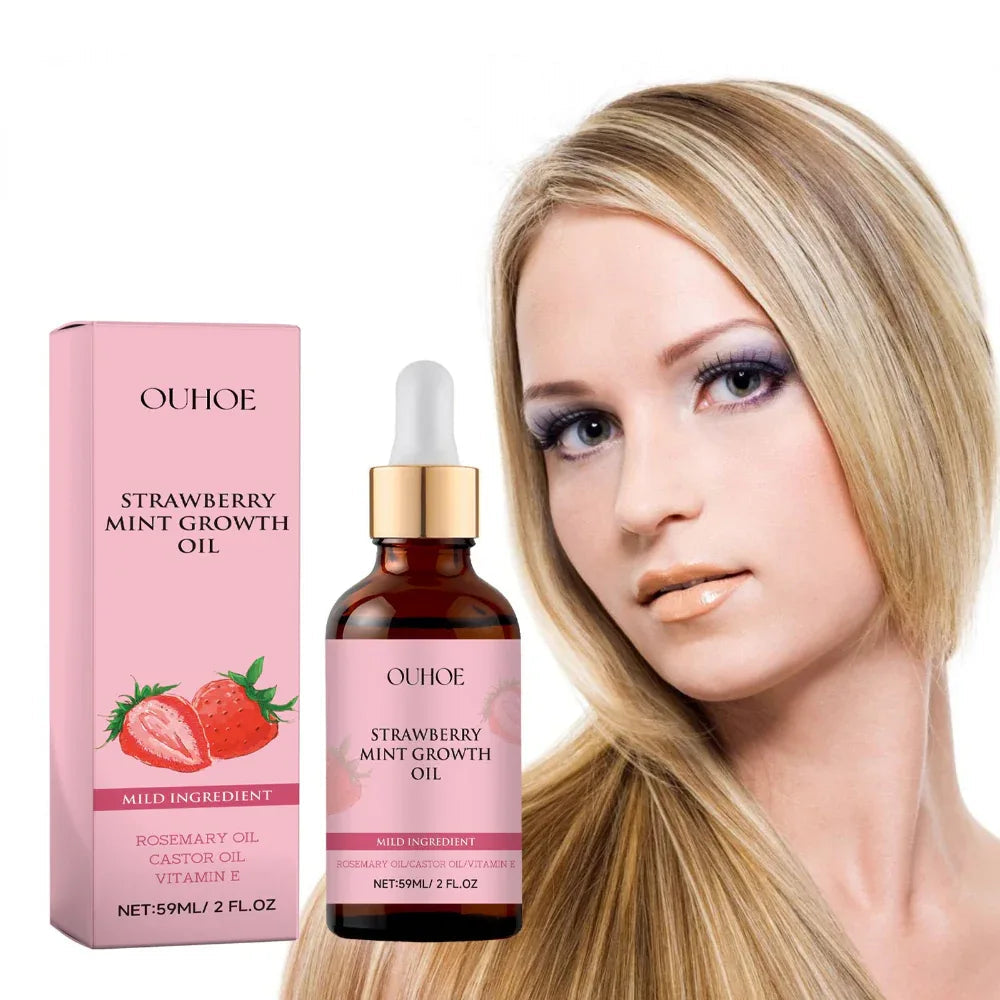 Nourishing Strawberry Extract Hair Growth Oil