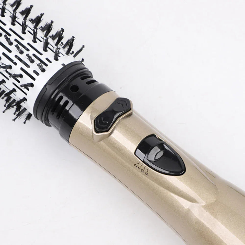 Electric Automatic Multi-Functional Hair Curler And Hair Straightener Brush