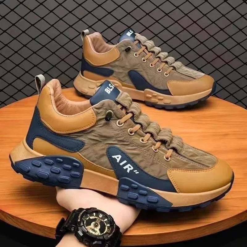 Casual Sports Men's Versatile Thick Bottom Wear-Resistant Running Shoes