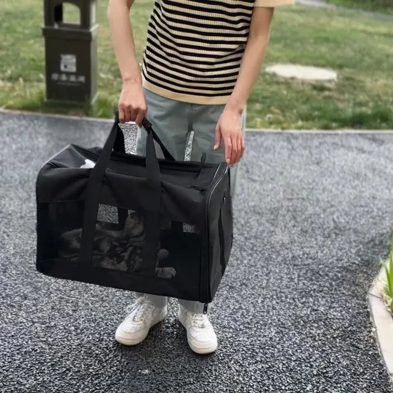 Dog Cat Foldable Transportation Pet Carrying Handbag