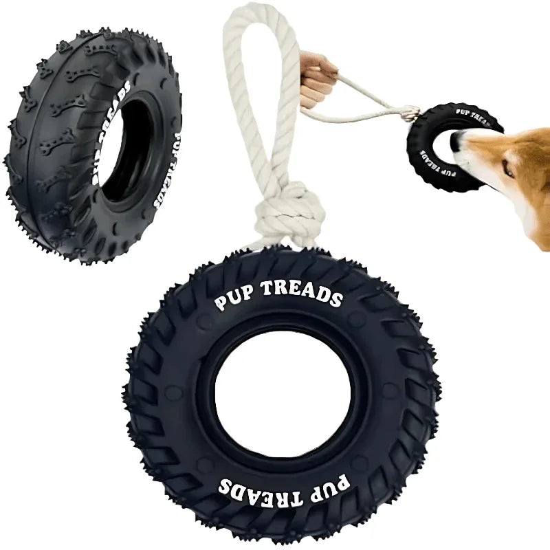 Durable Food Dispensing Teeth Cleaning Dog Chew Toy For Large Aggressive Chewers