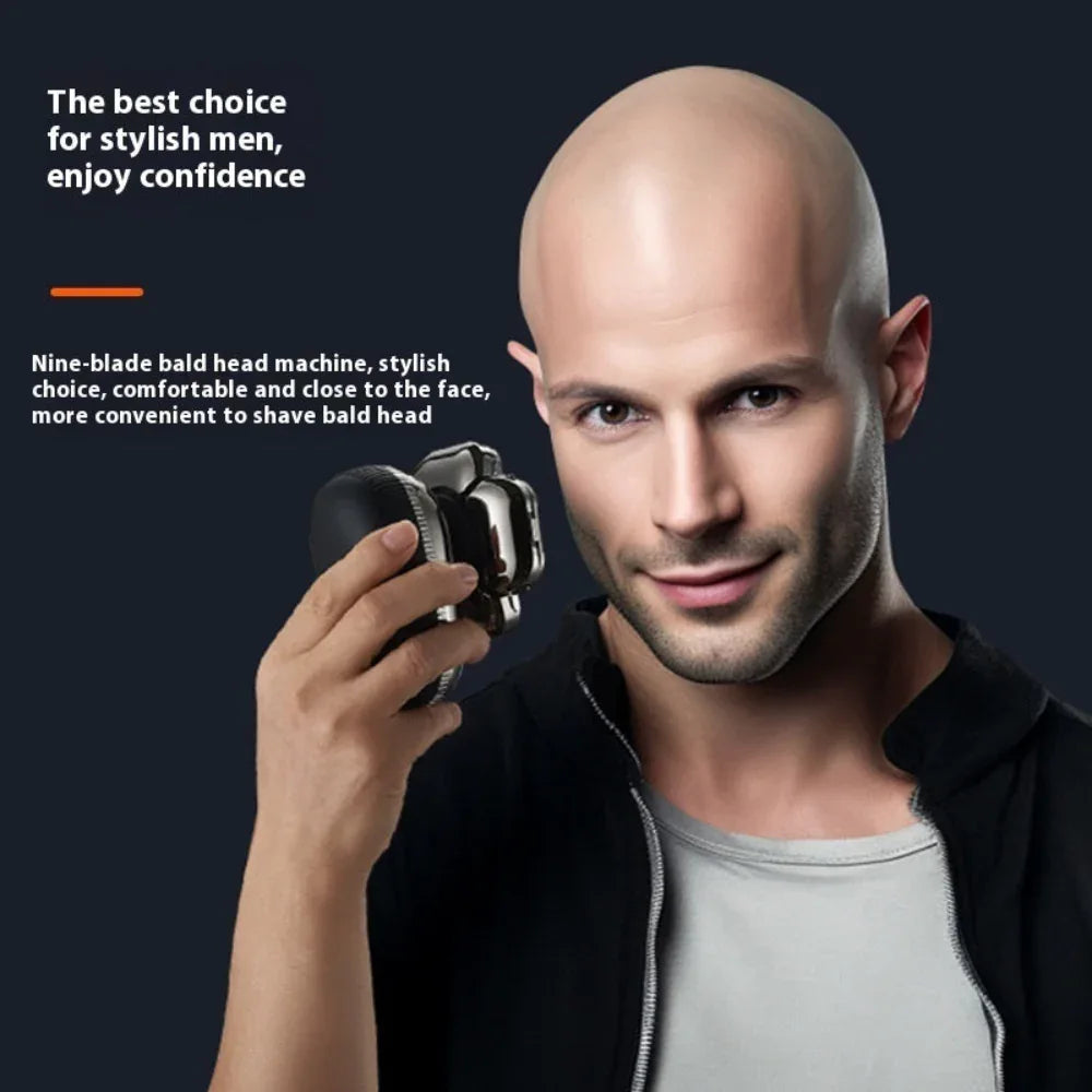 Men's Digital Display Multifunctional Electric Shaver