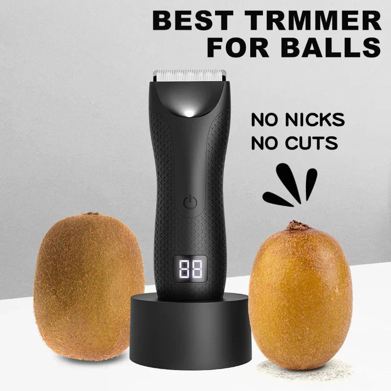 Whole Body Hair Trimmer Electric Groin Pubic Hair Waterproof Shaver