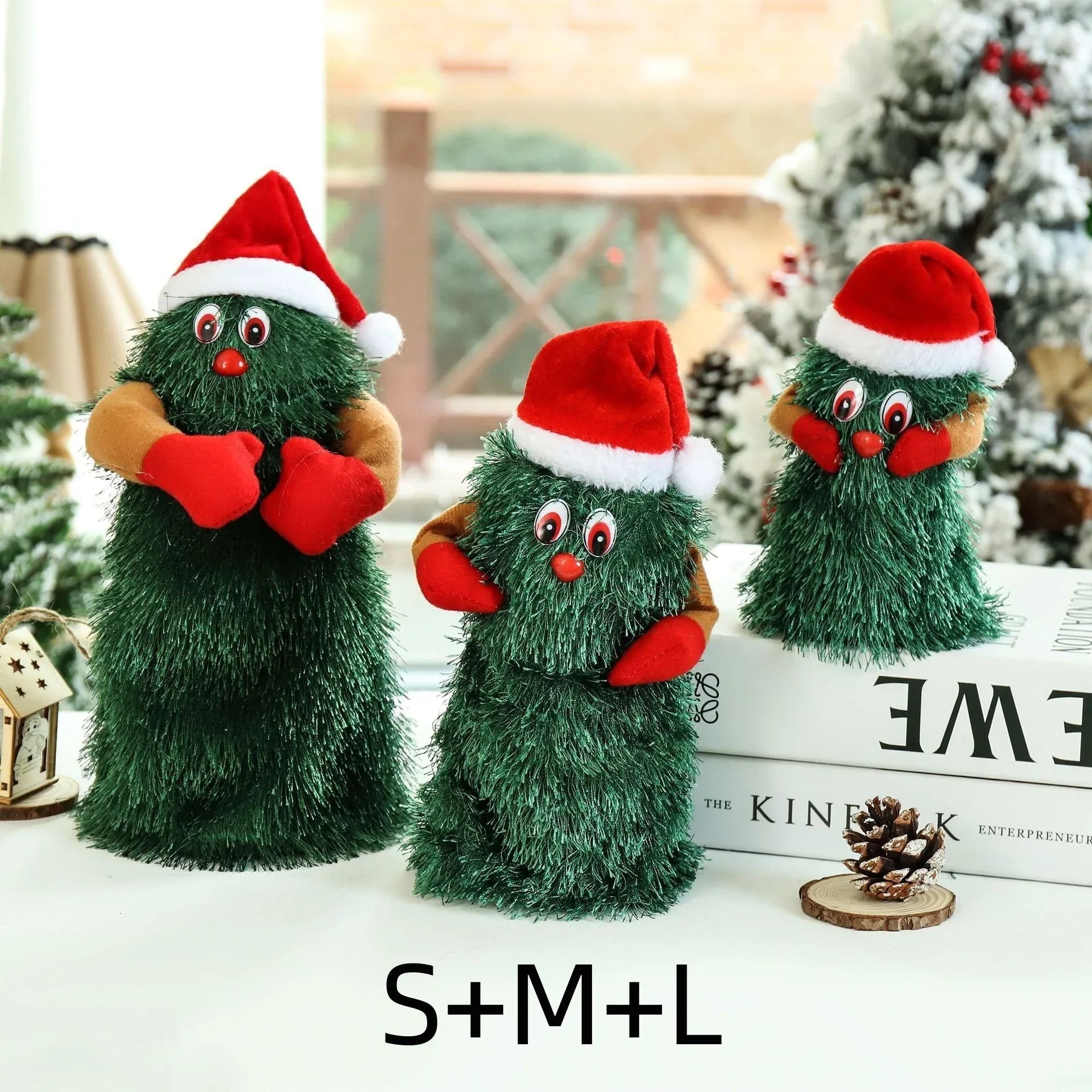 Electric Dancing Christmas Tree Christmas Doll Toy Decoration