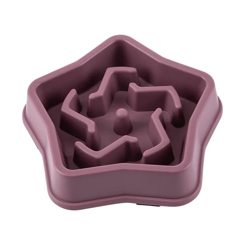 Plastic Choking Preventing Feeding Pet Bowl