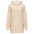 Women's Solid Color Split Shoulder Long Sleeve Hoodie