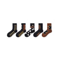 Fall Foliage All-season Women 5pcs Crew Socks Set-0